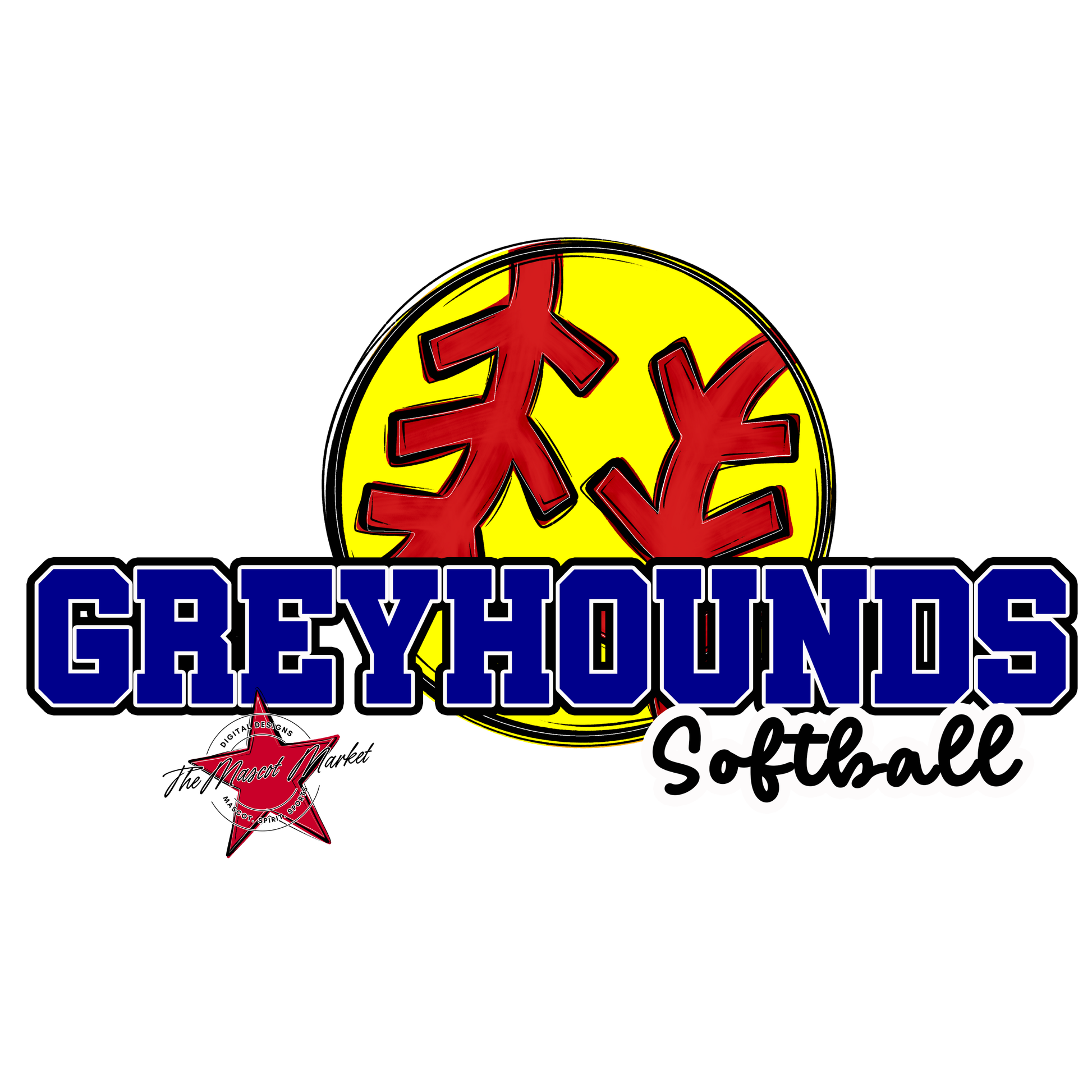 Greyhounds Varsity Softball-Blue