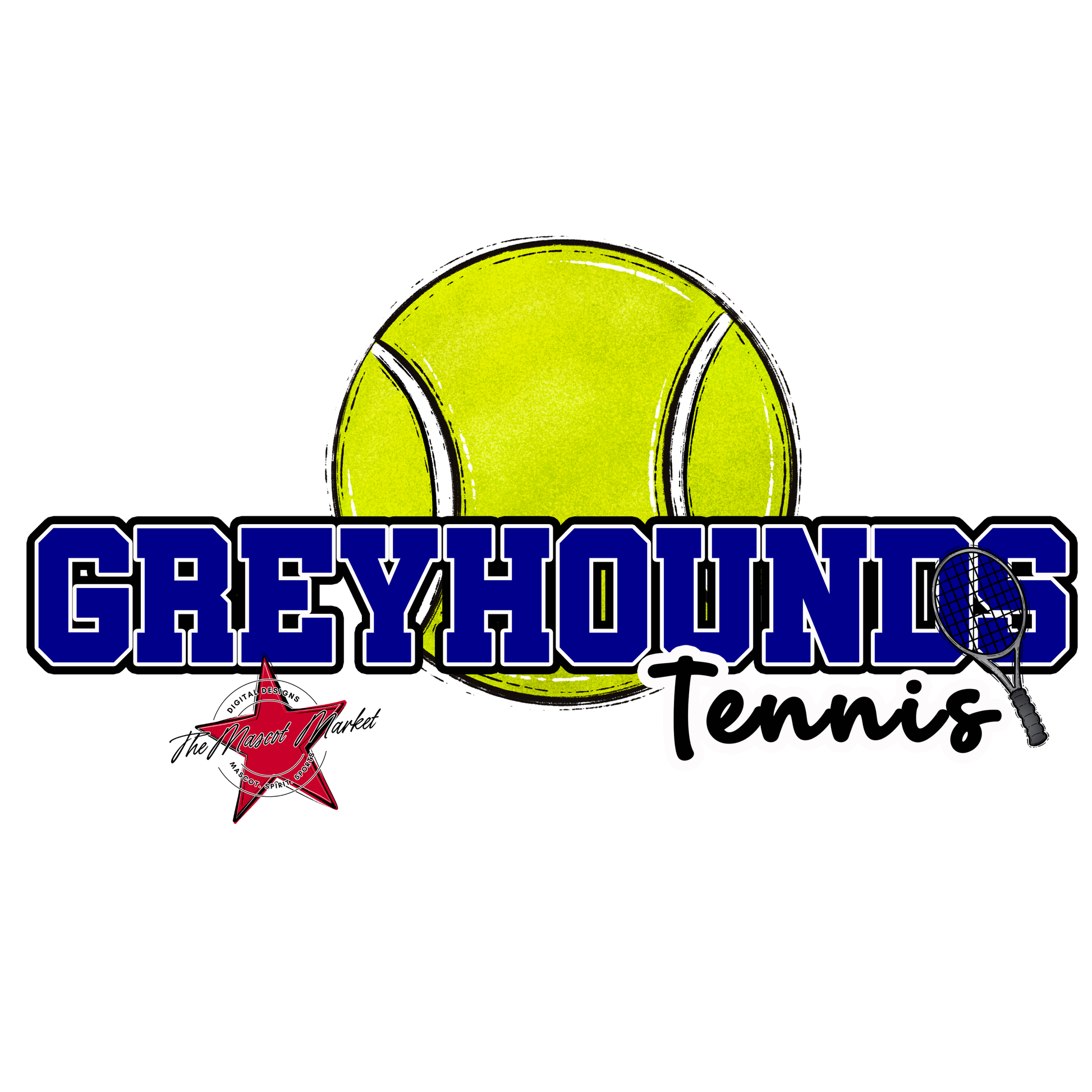 Greyhounds Varsity Tennis-Blue
