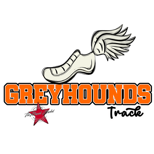 Greyhounds Varsity Track-Orange