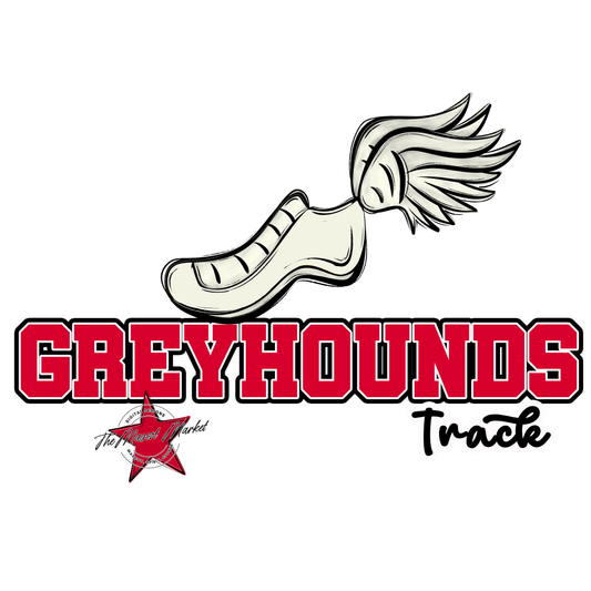 Greyhounds Varsity Track-Red