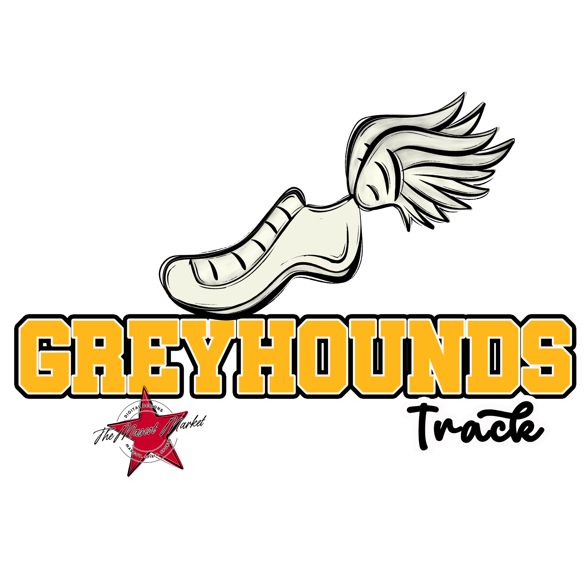 Greyhounds Varsity Track-Yellow