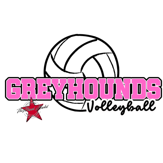 Greyhounds Varsity Volleyball-Baby Pink