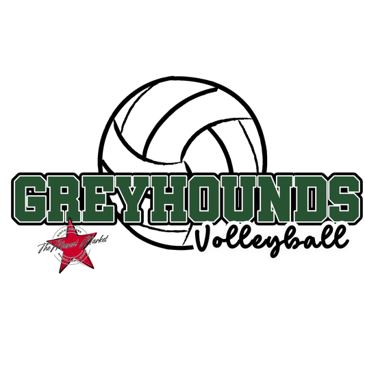 Greyhounds Varsity Volleyball-Green