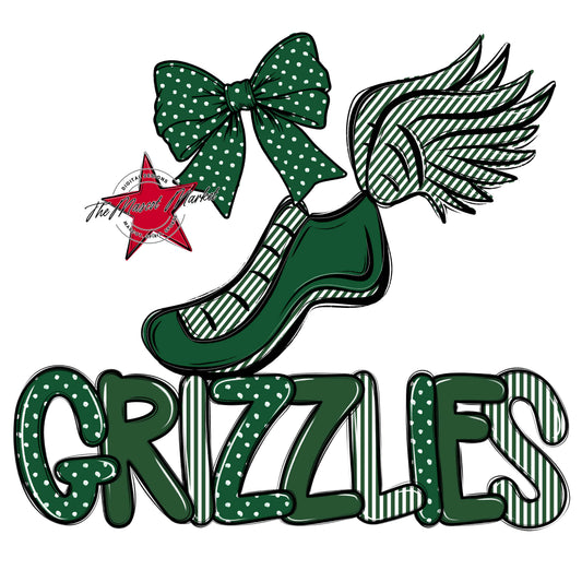 Grizzlies Track Spirit Design-Green
