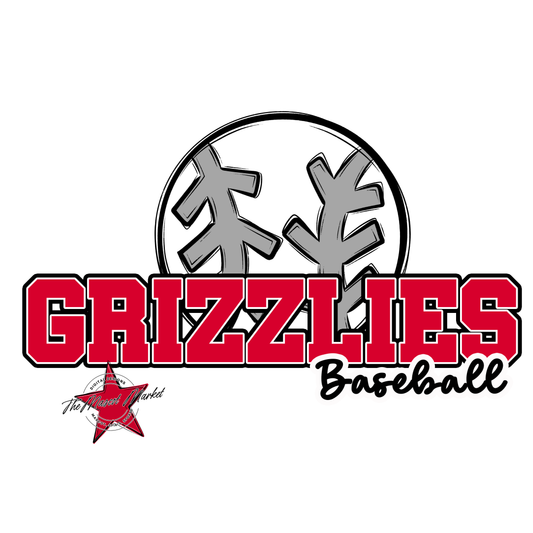 Grizzlies Varsity Baseball-Red