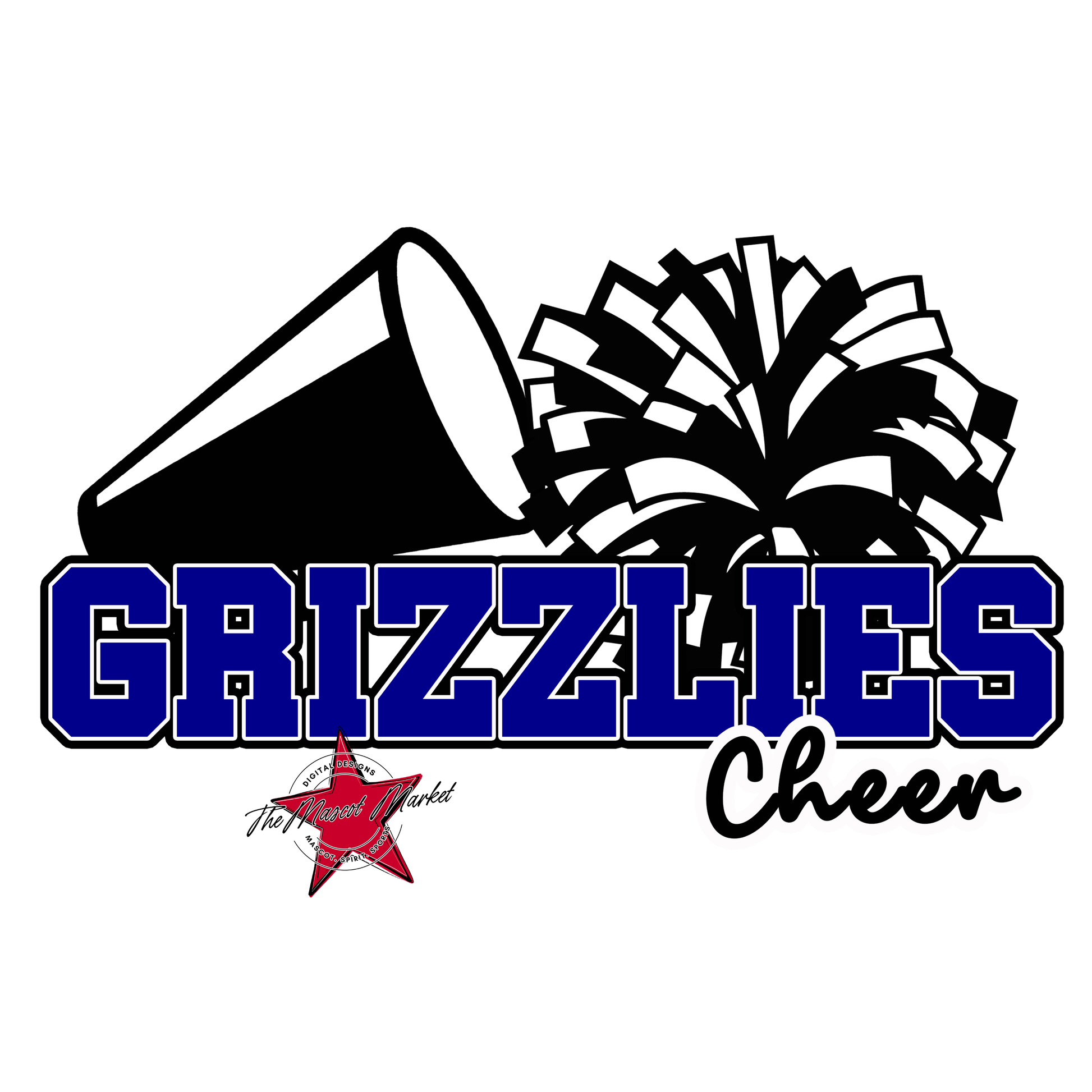 Grizzlies Varsity Cheer-Blue