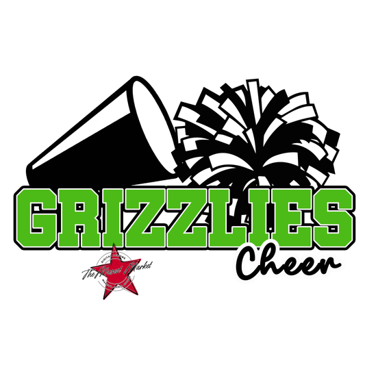 Grizzlies Varsity Cheer-Bright Green