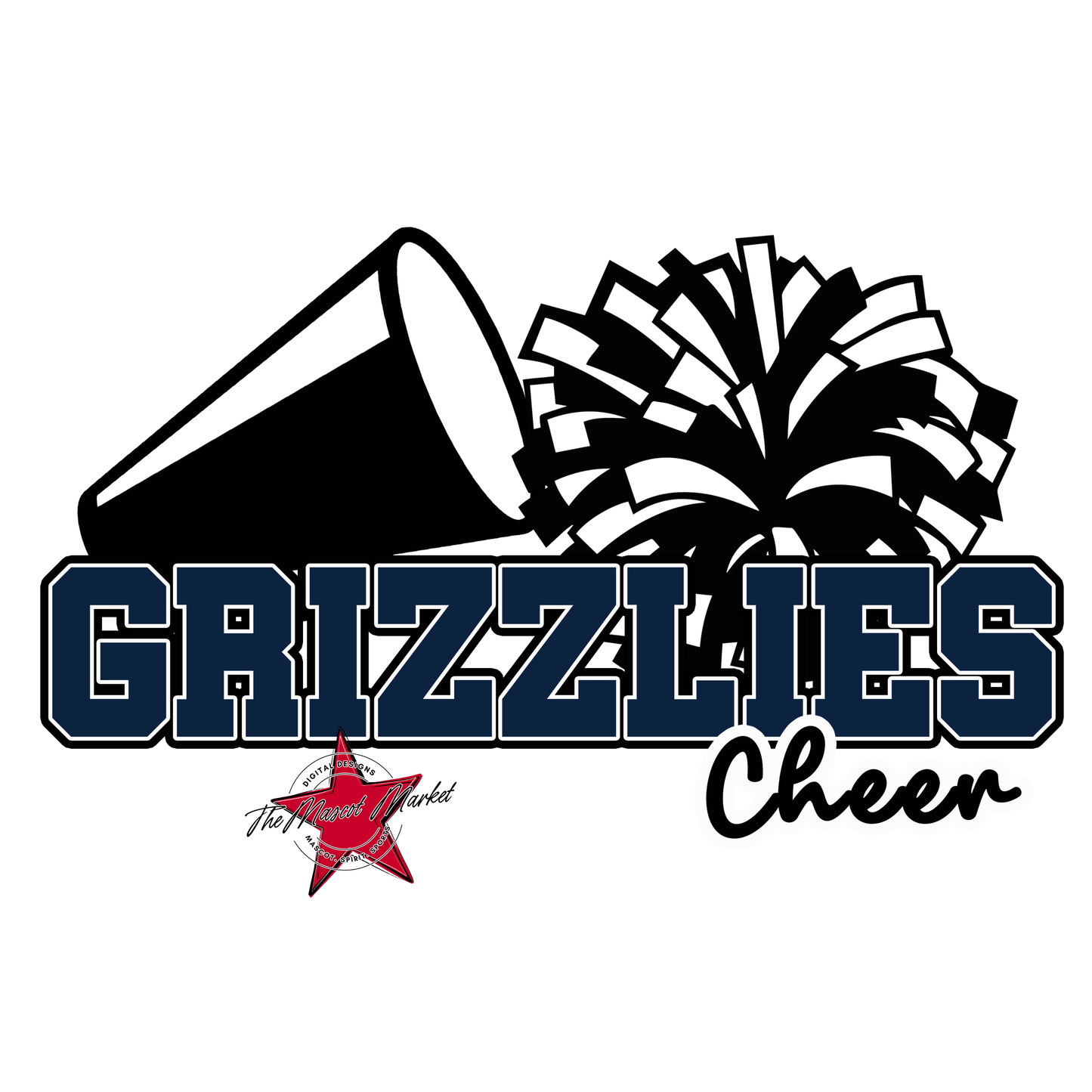 Grizzlies Varsity Cheer-Navy