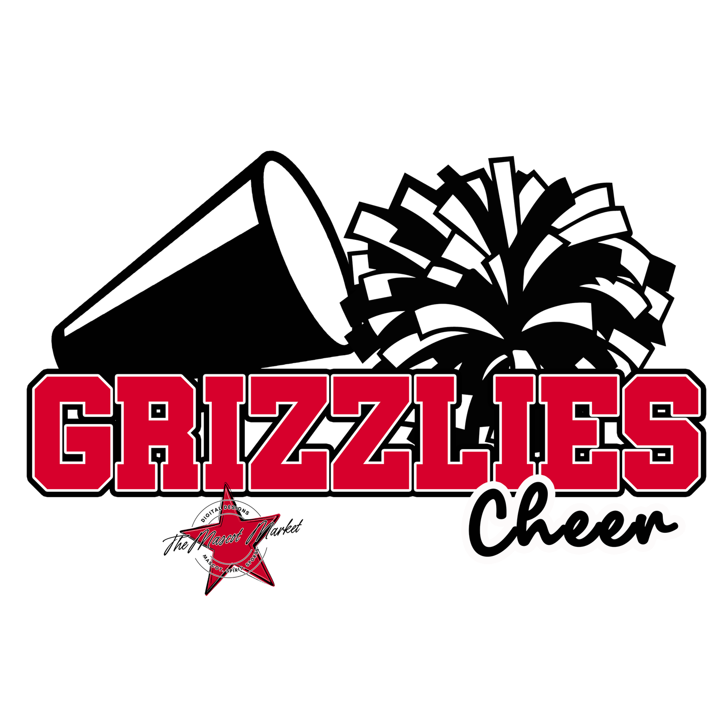 Grizzlies Varsity Cheer-Red