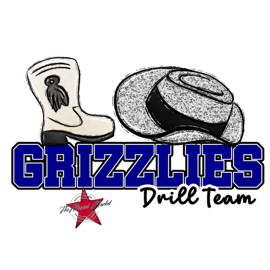 Grizzlies Varsity Drillteam-Blue