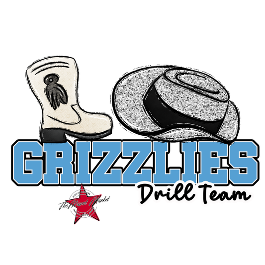 Grizzlies Varsity Drillteam-Carolina Blue