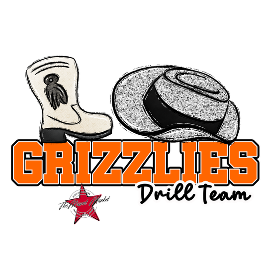 Grizzlies Varsity Drillteam-Orange