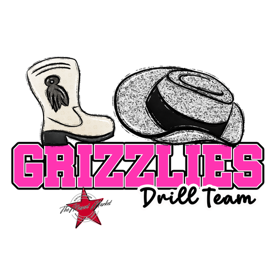 Grizzlies Varsity Drillteam-Pink