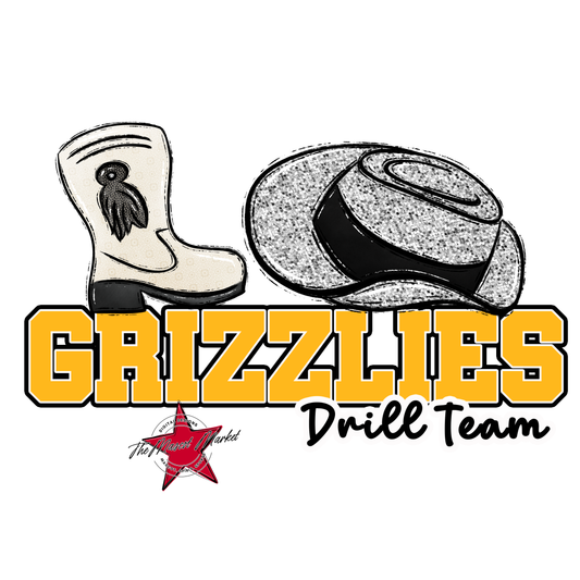 Grizzlies Varsity Drillteam-Yellow