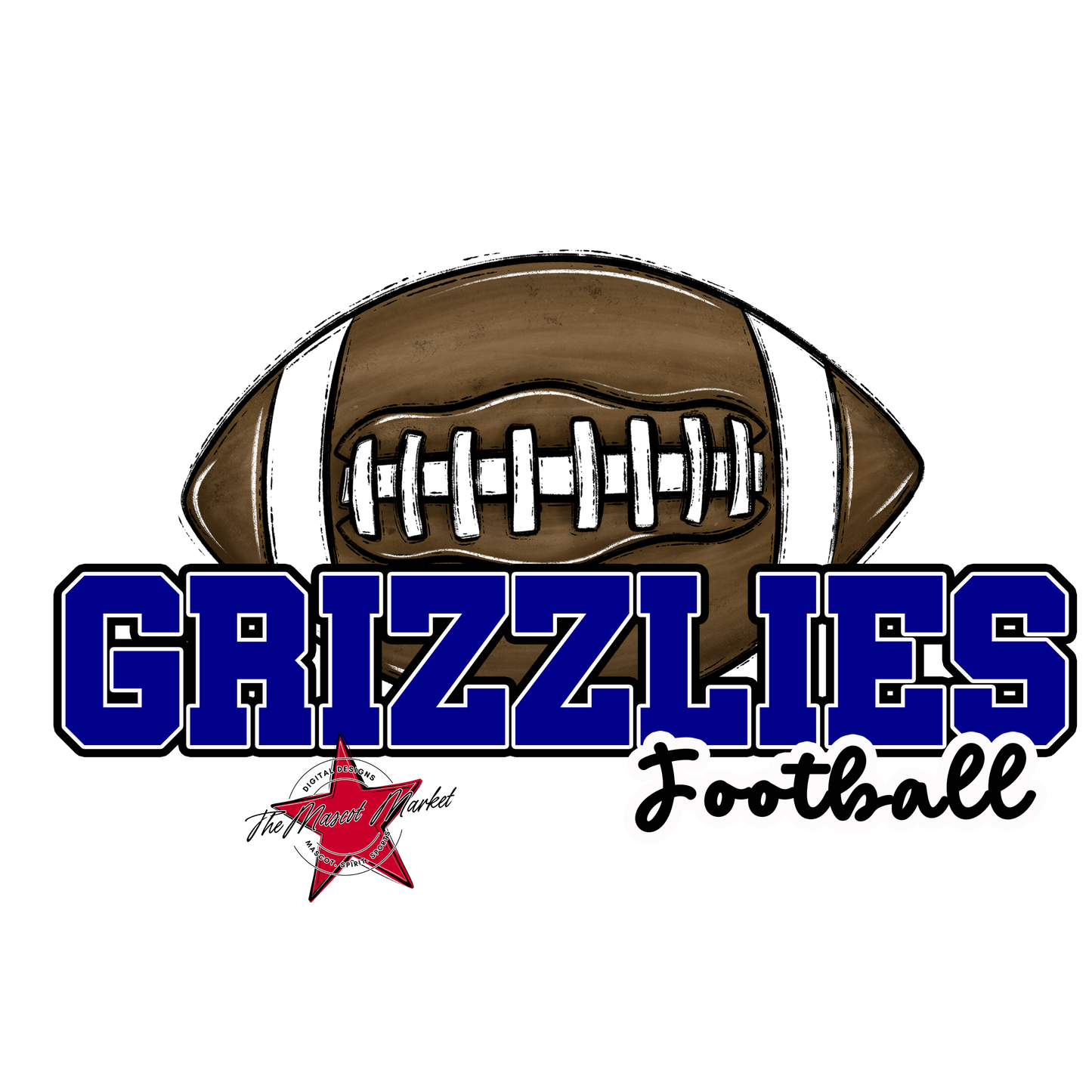 Grizzlies Varsity Football-Blue