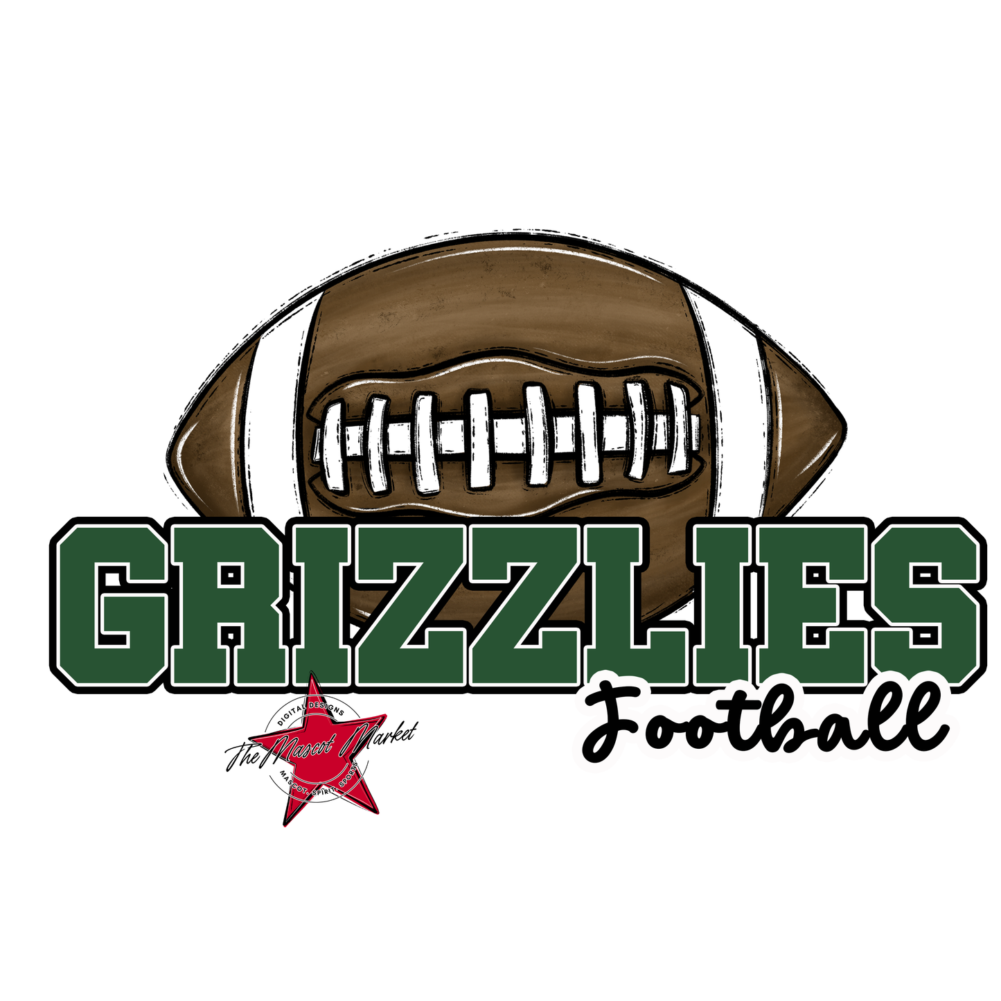 Grizzlies Varsity Football-Green