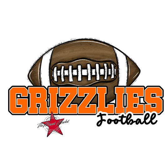 Grizzlies Varsity Football-Orange