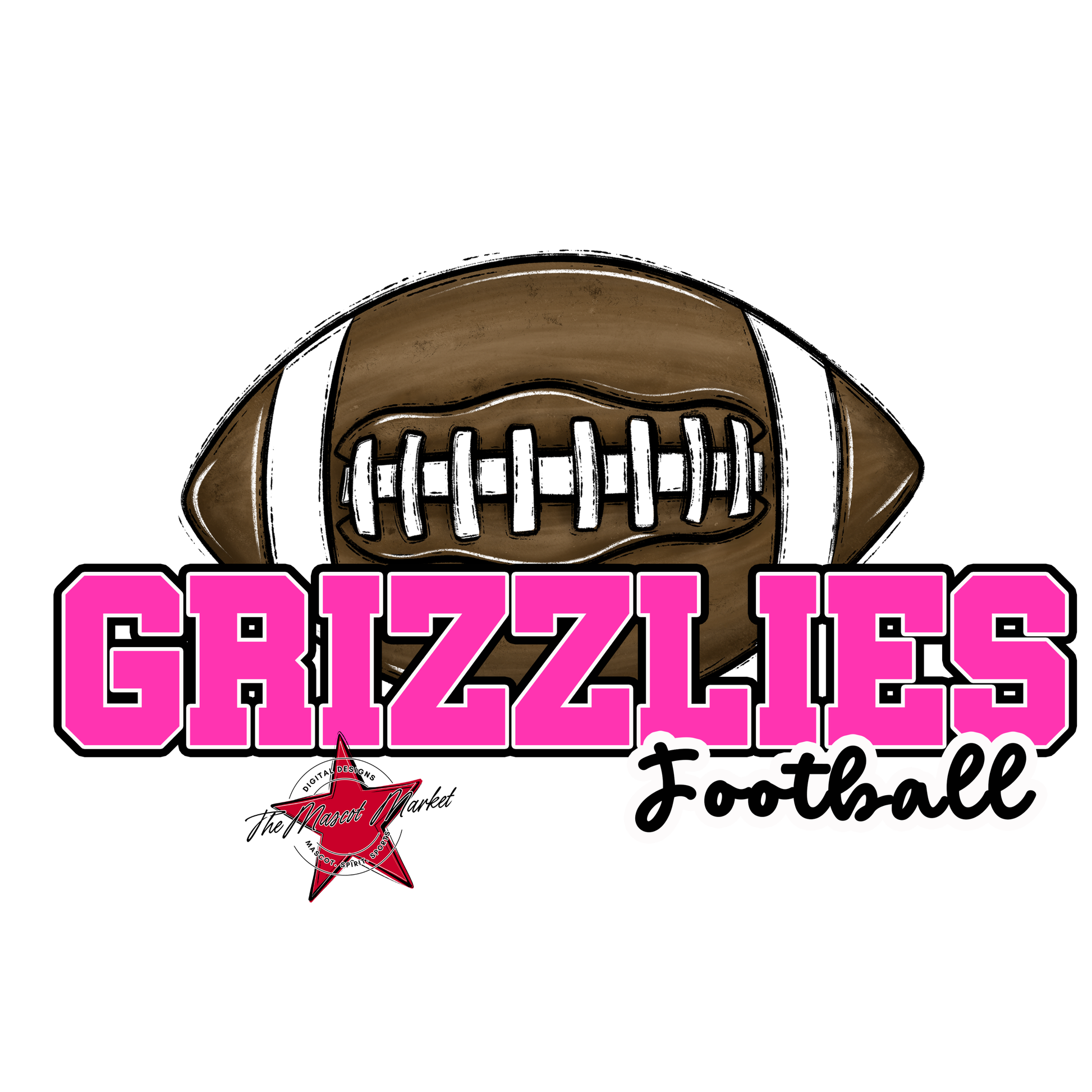 Grizzlies Varsity Football-Pink