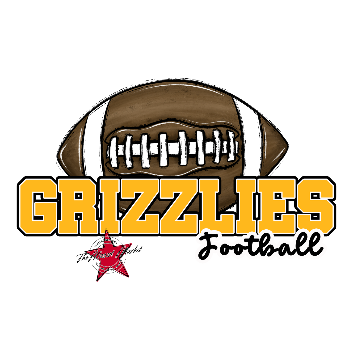 Grizzlies Varsity Football-Yellow