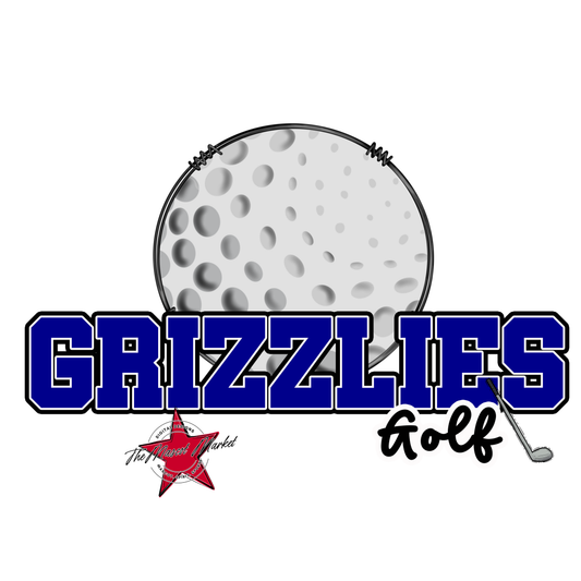 Grizzlies Varsity Golf-Blue