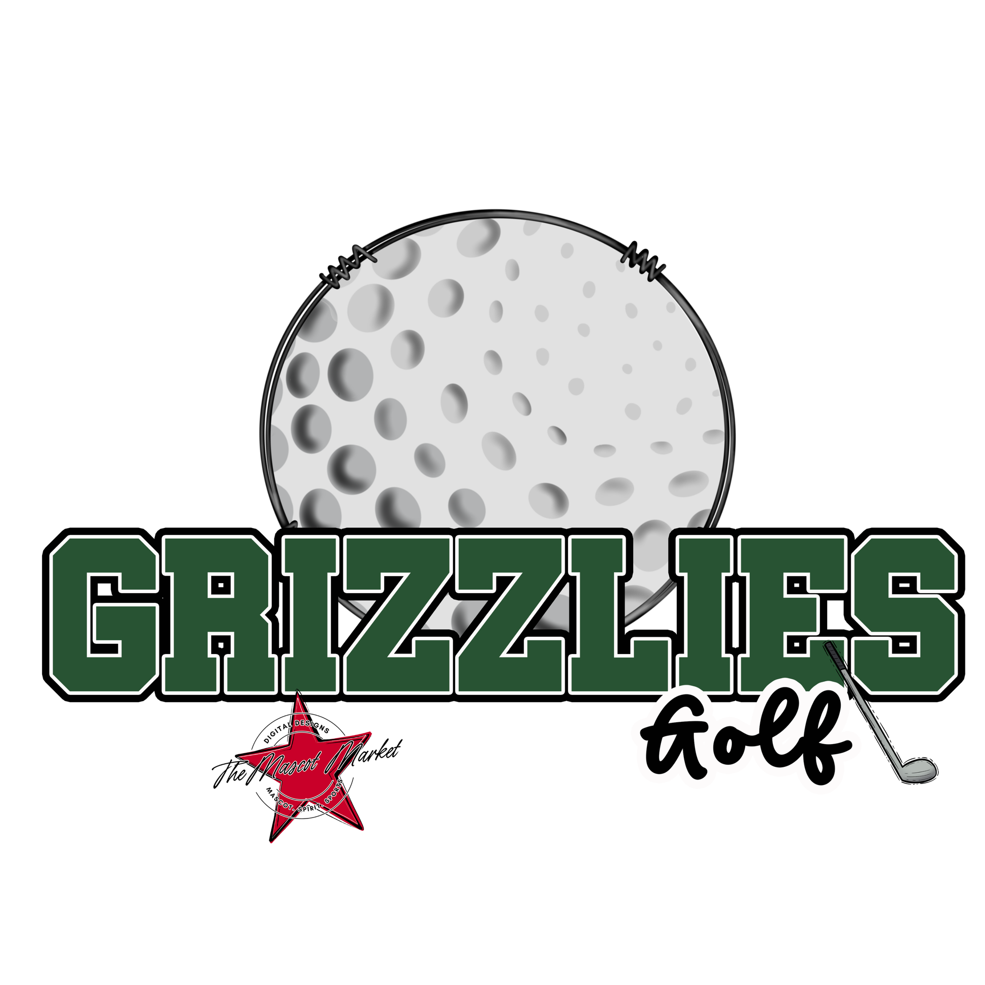 Grizzlies Varsity Golf-Green