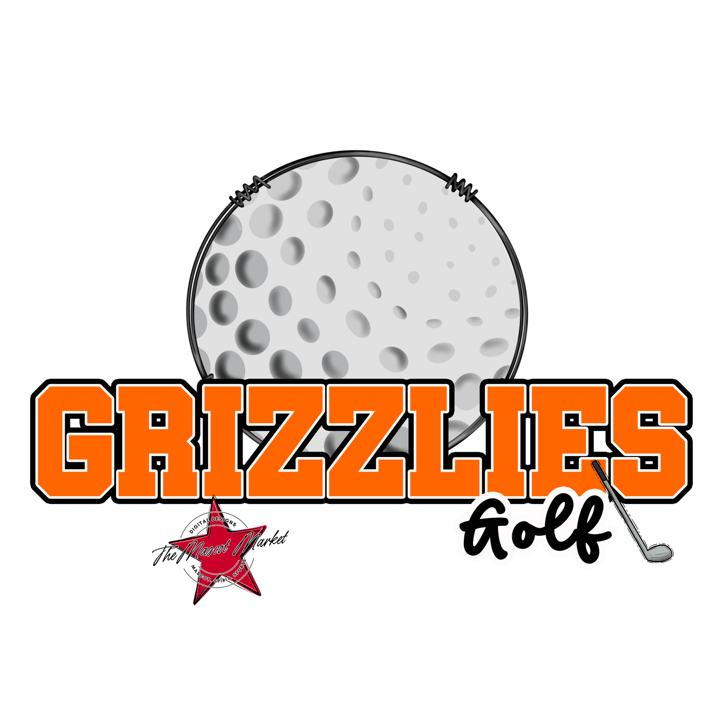 Grizzlies Varsity Golf-Orange