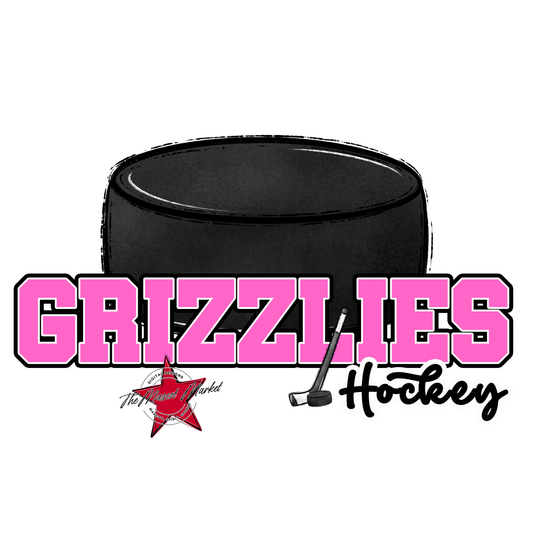 Grizzlies Varsity Hockey-Baby Pink