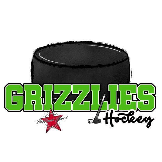 Grizzlies Varsity Hockey-Bright Green