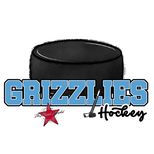 Grizzlies Varsity Hockey-Carolina Blue