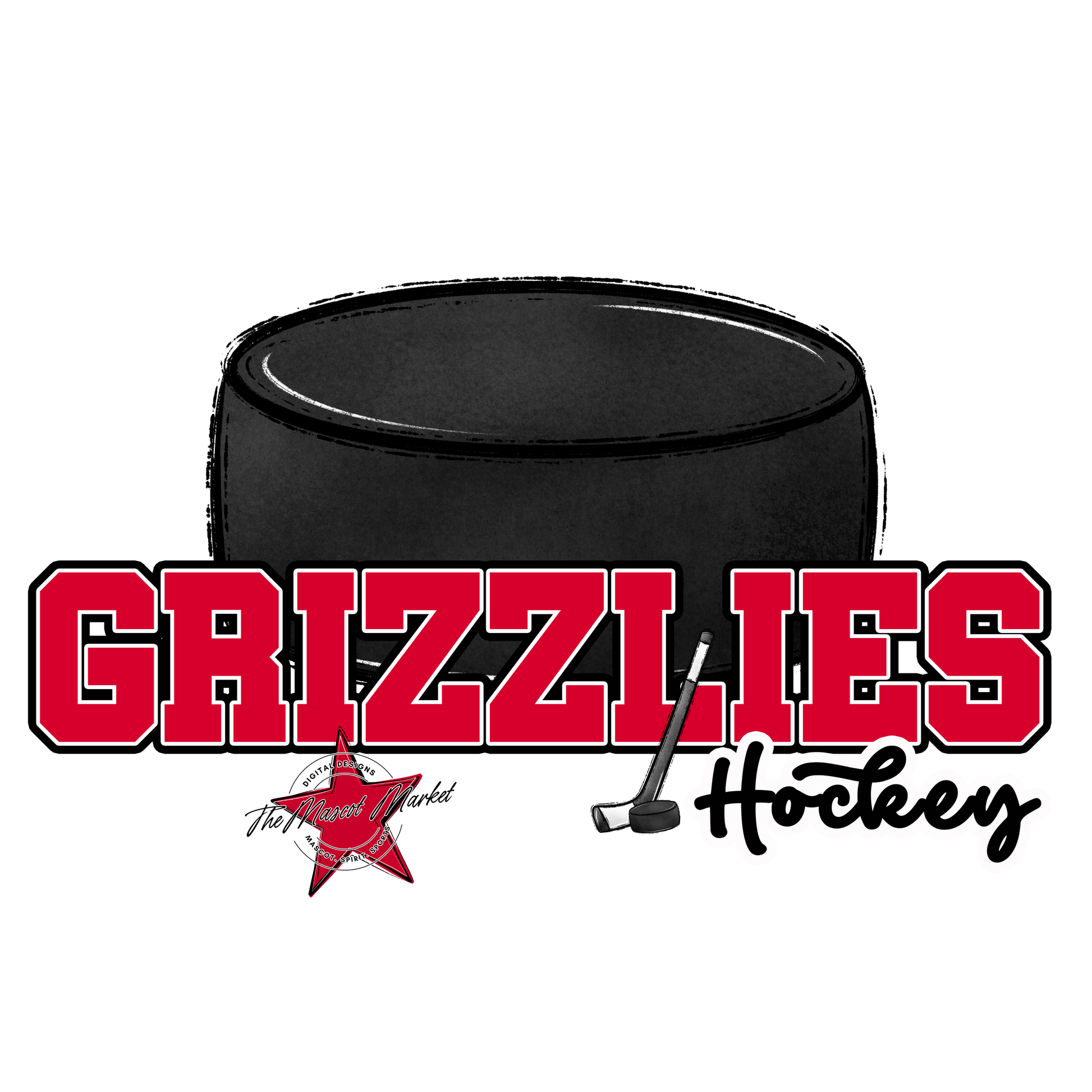 Grizzlies Varsity Hockey-Red