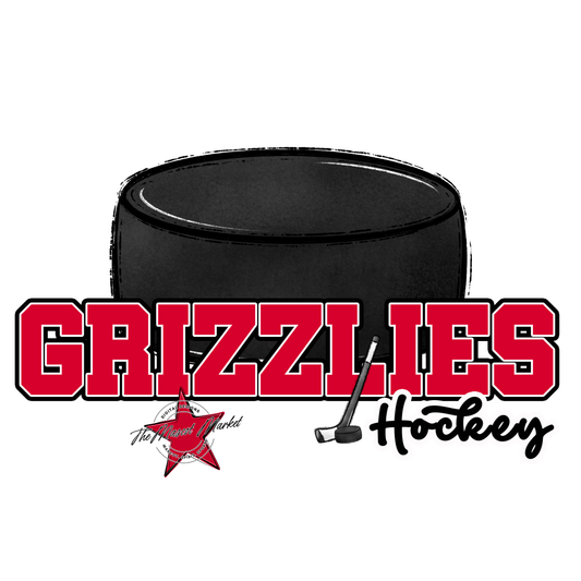 Grizzlies Varsity Hockey-Red