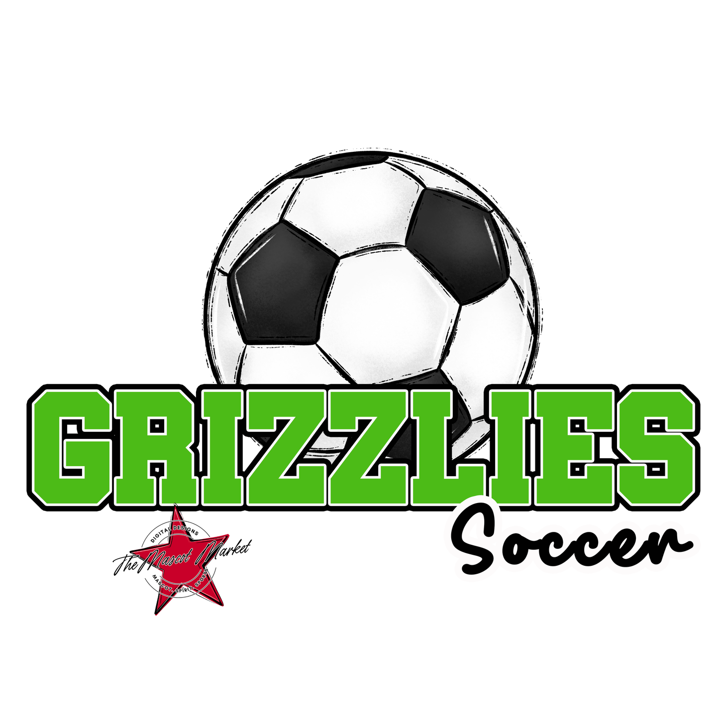 Grizzlies Varsity Soccer-Bright Green