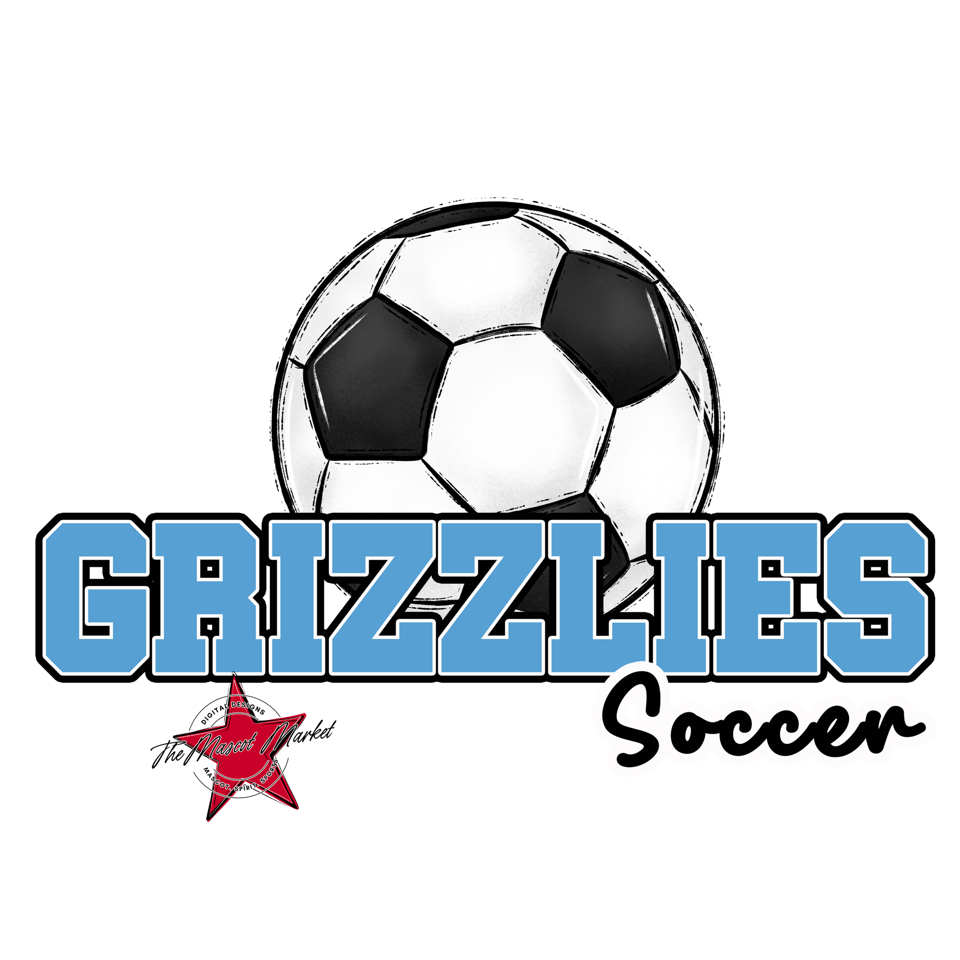 Grizzlies Varsity Soccer-Carolina Blue