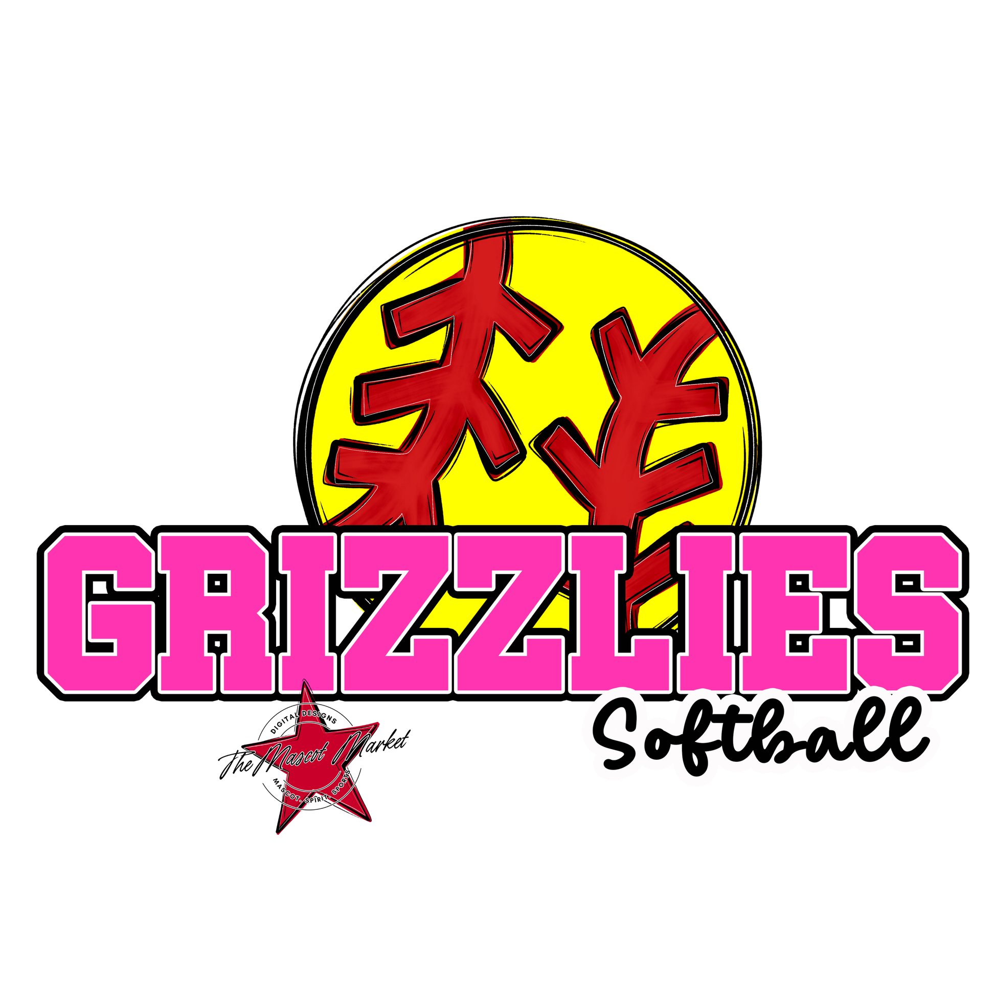 Grizzlies Varsity Softball-Pink