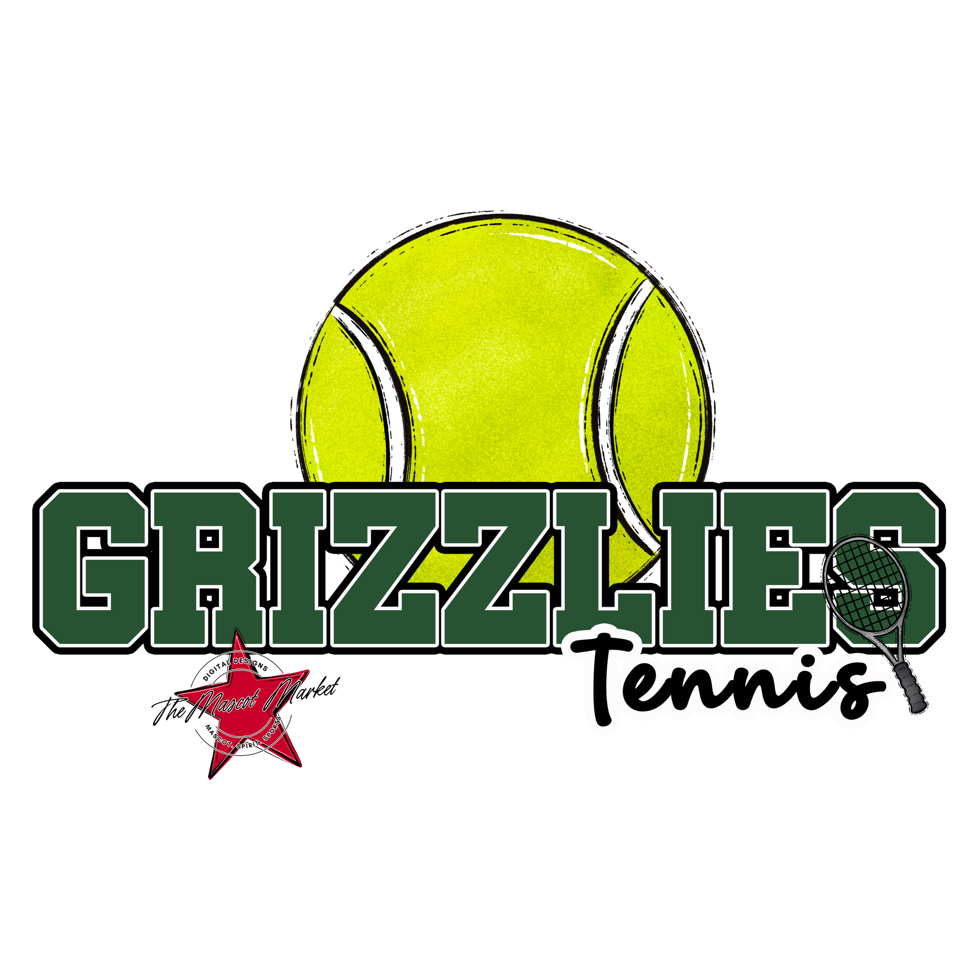 Grizzlies Varsity Tennis-Green