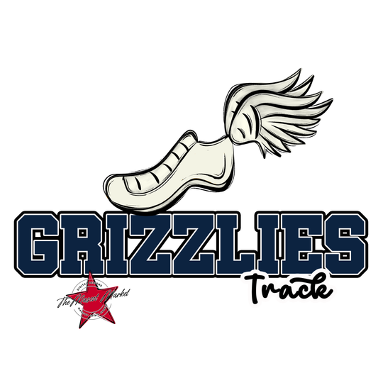 Grizzlies Varsity Track-Navy