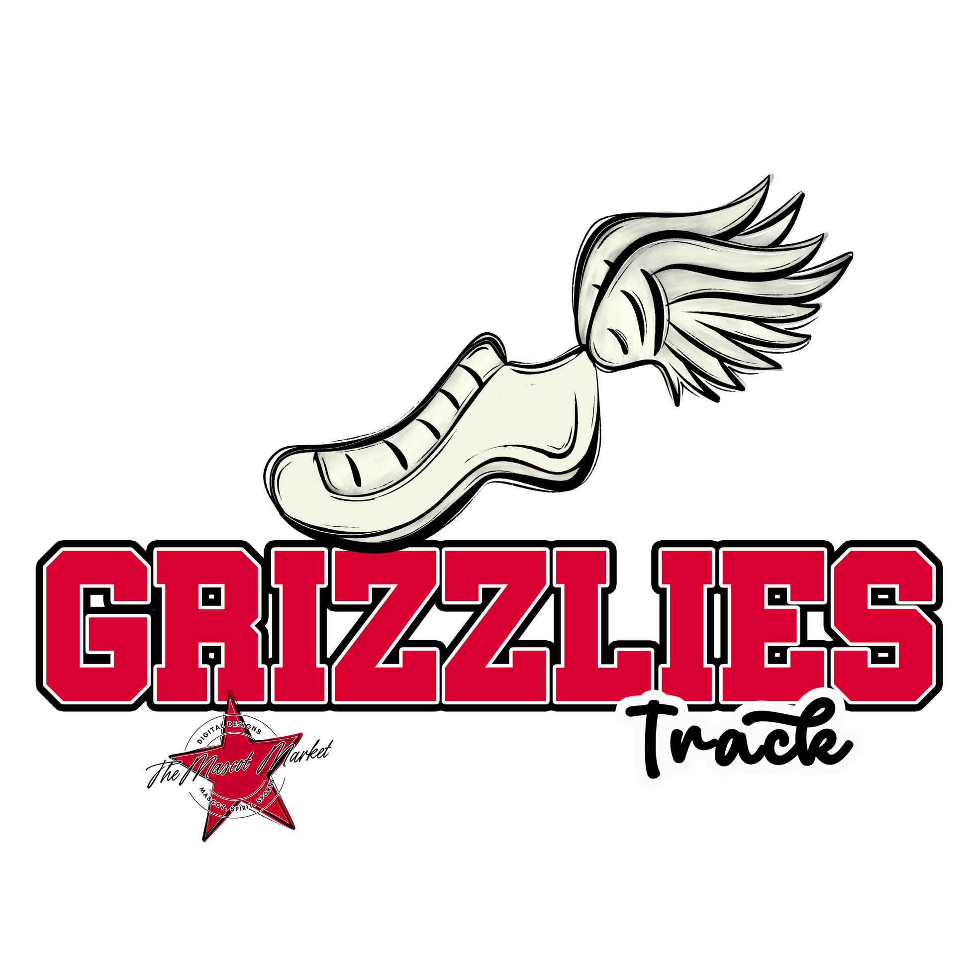 Grizzlies Varsity Track-Red