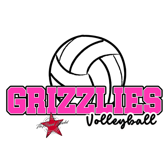Grizzlies Varsity Volleyball-Pink