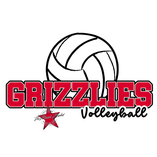 Grizzlies Varsity Volleyball-Red