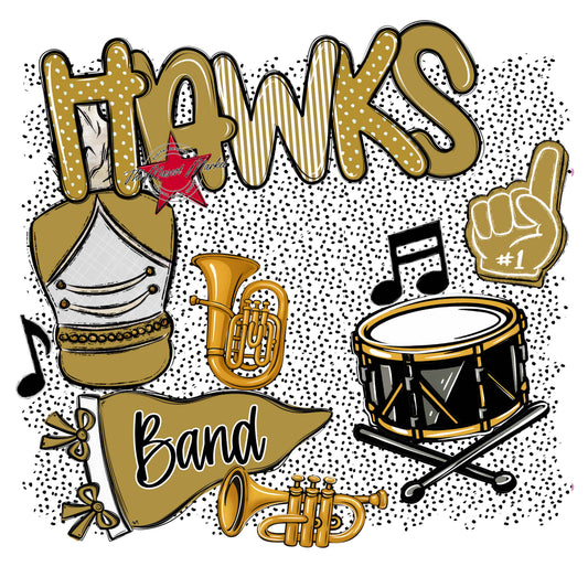 Hawks Band Spirit-Gold