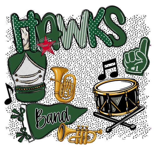 Hawks Band Spirit-Green