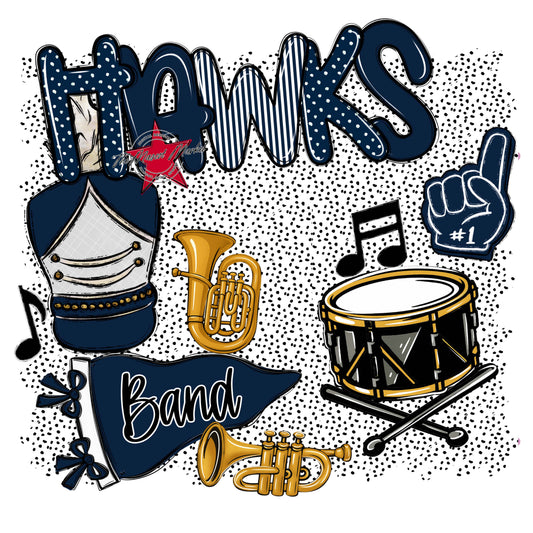 Hawks Band Spirit-Navy