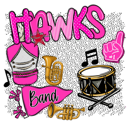 Hawks Band Spirit-Pink