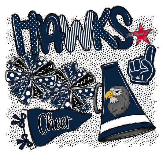 Hawks Cheer Spirit-Navy