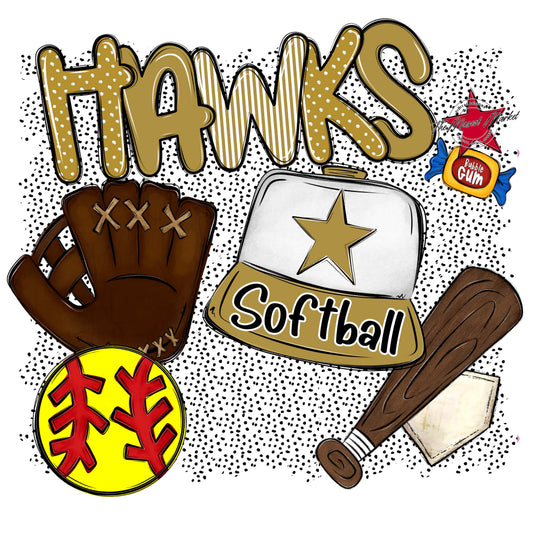 Hawks Softball Spirit-Gold