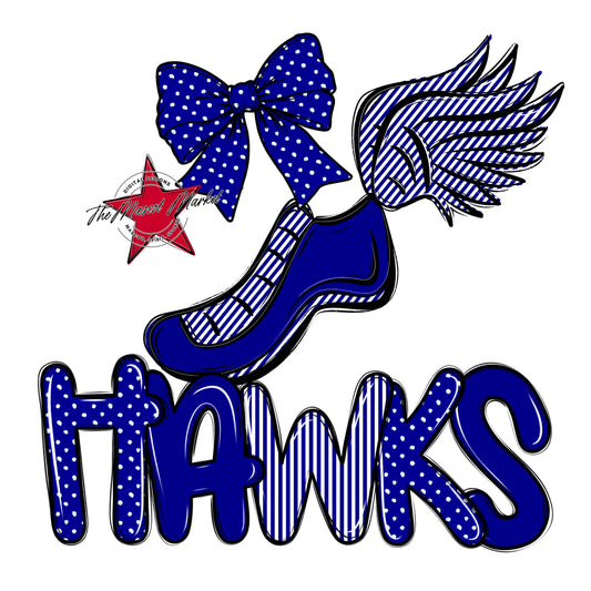 Hawks Track Spirit Design-Blue