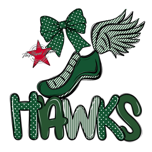 Hawks Track Spirit Design-Green