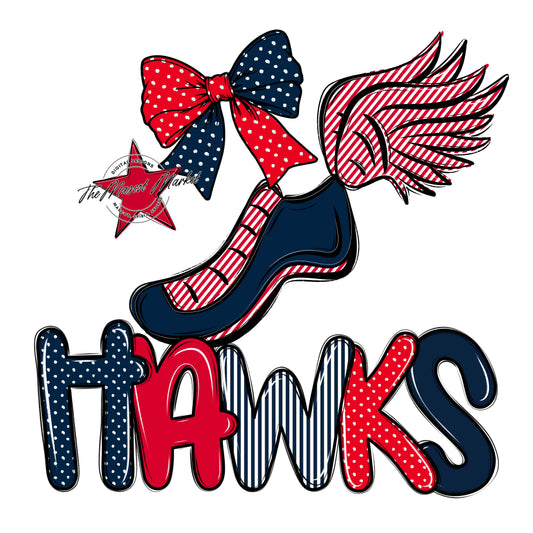 Hawks Track Spirit Design-Navy & Red