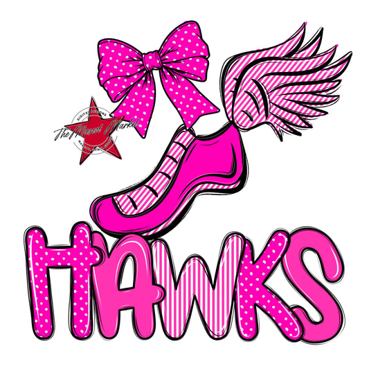 Hawks Track Spirit Design-Pink