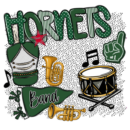 Hornets Band Spirit-Green